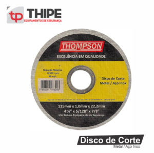 Disco de Corte Metal / Aço Inox – Thompson