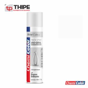 Tinta Spray Branco Brilhante ChemiColor