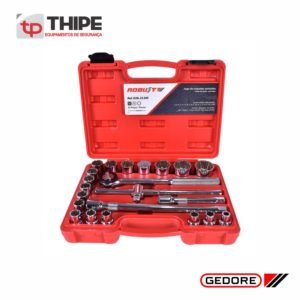 Jogo Soquete 1/2″ 8 A 32mm 22 Peças D26-22am Robust Gedore