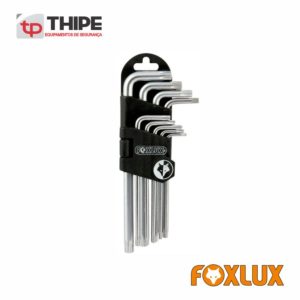 Chave Torx 9 peças FOXLUX