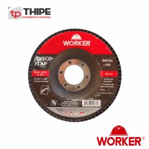 Disco flap 4.1/2” x 7/8” G80 Worker