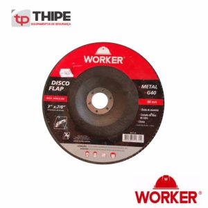 Disco flap 7” x 7/8” G40 Worker