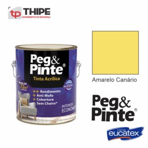 Peg Pinte Acrílica Amarelo Canário 3,6L