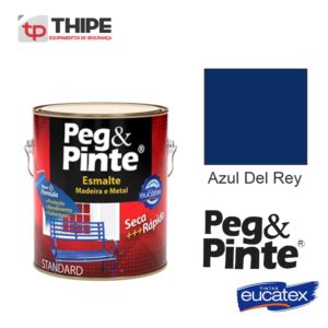 Peg Pinte Esmalte Azul Del Rey 3,6L