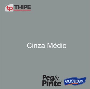 Peg Pinte Esmalte Cinza Médio 3,6L