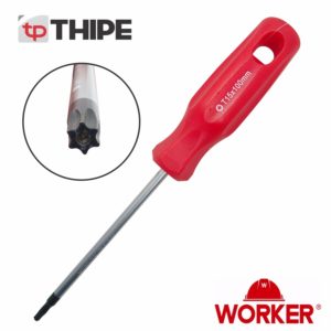 Chave Torx Reta 15x100mm Worker