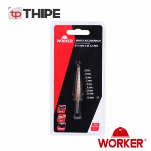 Broca Escalonada 4mm a 12mm – Worker