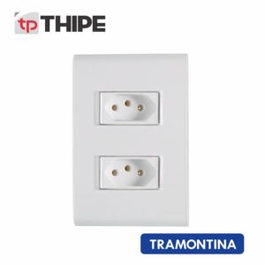 Conjunto 4×2 com 2 Tomadas 2P+T – Tramontina