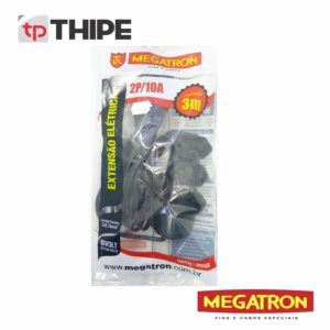 Extensão Elétrica 3 Entradas 3 Metros – Megatron