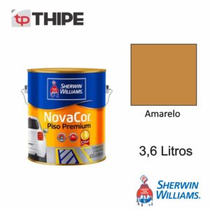 Tinta Novacor Piso Premium Amarelo 3,6L – Sherwin Williams