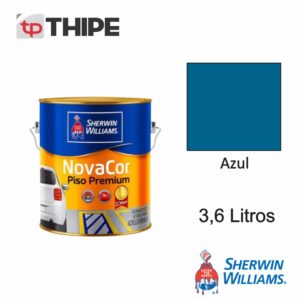 Tinta Novacor Piso Premium Azul 3,6L – Sherwin Williams