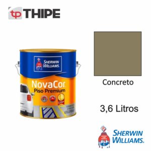 Tinta Novacor Piso Premium Concreto 3,6L – Sherwin Williams