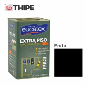 Tinta Extra Piso Acrílico Premium Preto – Eucatex