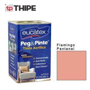 Tinta Eucatex Peg & Pinte 18L – Flamingo Pantanal