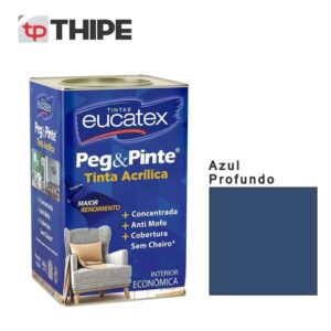 Tinta Eucatex Peg & Pinte 18L – Azul Profundo