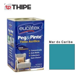 Tinta Eucatex Peg & Pinte 18L – Mar do Caribe