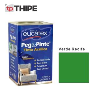 Tinta Eucatex Peg & Pinte 18L – Verde Recífe