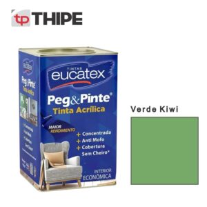 Tinta Eucatex Peg & Pinte 18L – Verde Kiwi