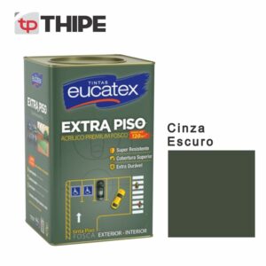 Tinta Extra Piso Acrílico Premium Cinza Escuro – Eucatex