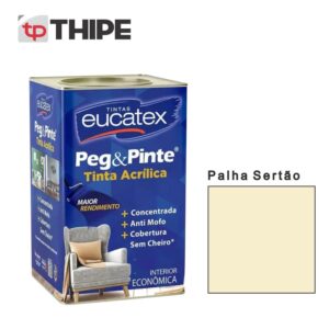 Tinta Eucatex Peg & Pinte 18L – Palha Sertão